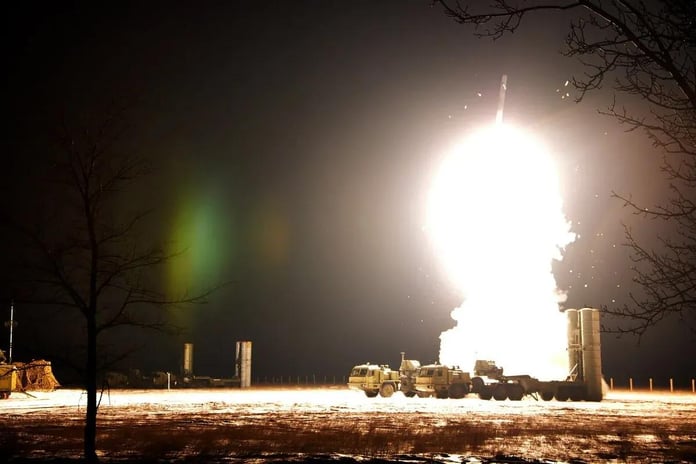 Russian air defense systems intercept Ukrainian drones over multiple regions during a large-scale aerial attack.