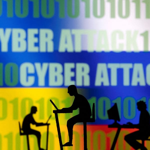 Russian hackers cyber attack NATO firewall breach visualization 2026