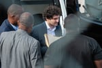 Sam Bankman-Fried arrives at court in Nassau Bahamas in December 2022