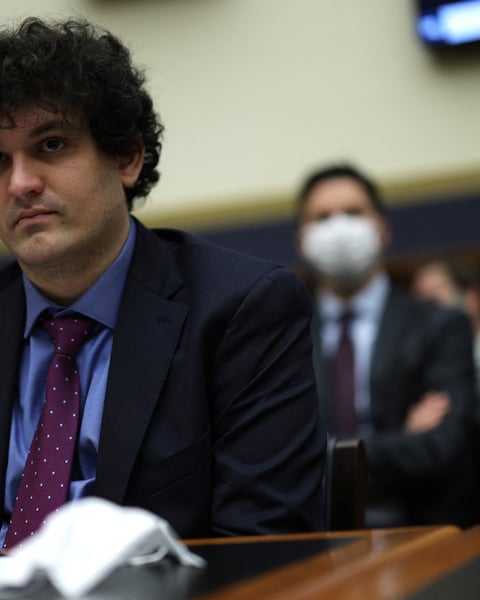 Sam Bankman-Fried at a Capitol Hill hearing as the Second Circuit denies his FTX fraud appeal