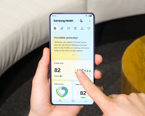 Samsung Health app redesign AI-powered interface for Galaxy Watch 9