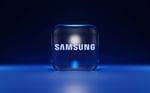 Samsung SmartThings hub and app displayed on a smartphone showing smart home device controls