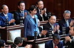 Sanae Takaichi after being elected Japan's prime minister in Tokyo