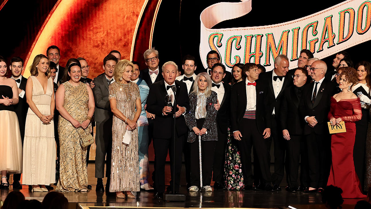 Cast and creative team of Schmigadoon celebrate winning Best Musical at the 79th Annual Tony Awards at Radio City Music Hall June 2026