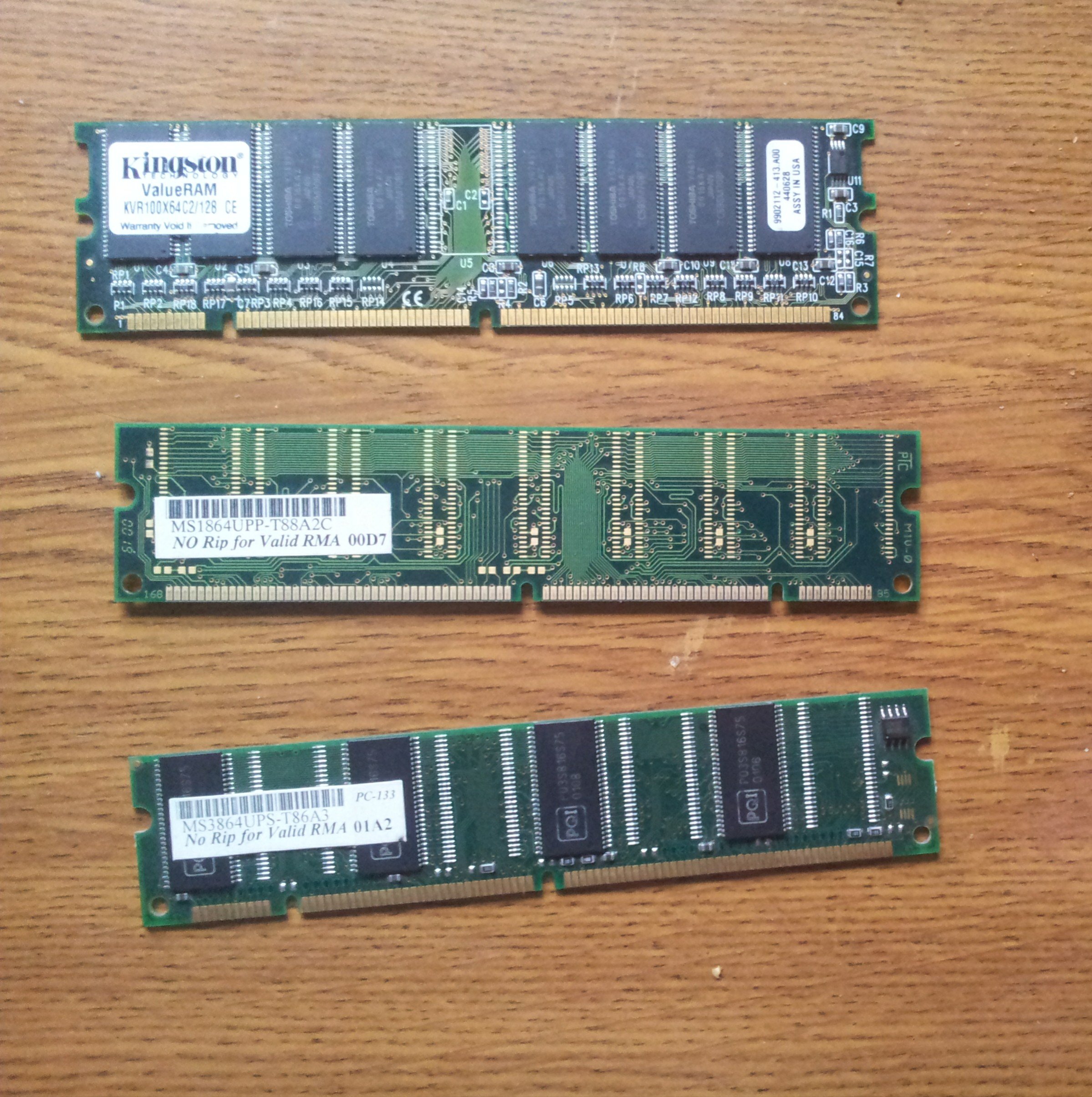 SDRAM memory module of the kind driving AI data center shortages