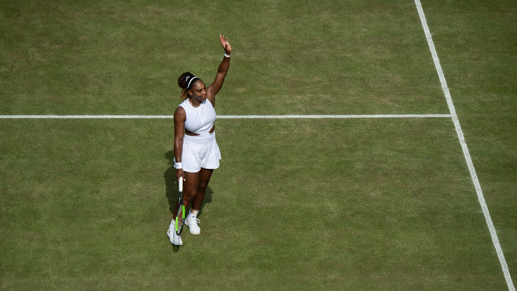 Serena Williams on grass ahead of her Wimbledon 2026 singles return