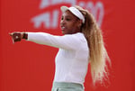 Serena Williams playing doubles at Queen's Club Championships 2026