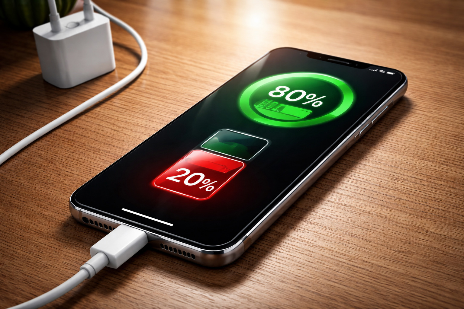 The Popular 80 Percent Charging Rule Remains a Topic of Debate Smartphone charging with battery level near 80 percent