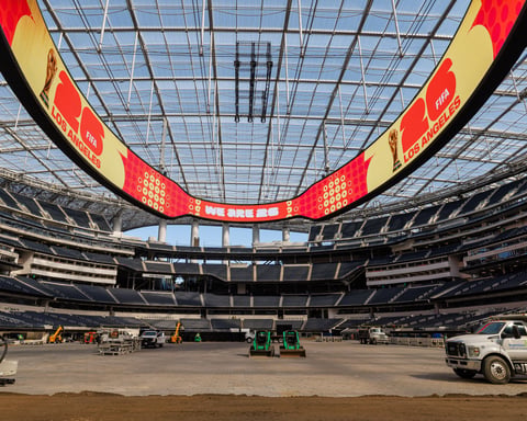 SoFi Stadium in Inglewood California ahead of the 2026 FIFA World Cup
