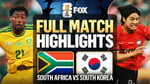 Bafana Bafana players celebrate South Africa's 1-0 win over South Korea at the 2026 FIFA World Cup