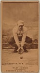 A vintage sports baseball card representing the sports card collecting industry at the center of the Whatnot gambling lawsuit in California