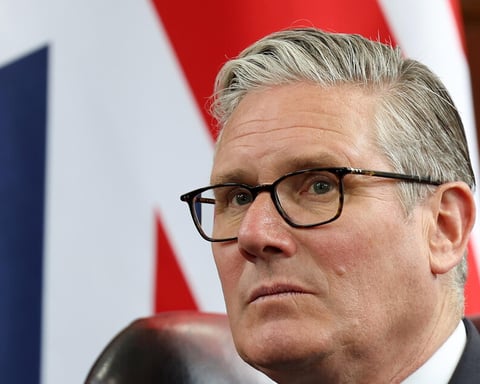 UK Prime Minister Keir Starmer at Stark drone manufacturer Swindon defence speech June 2026