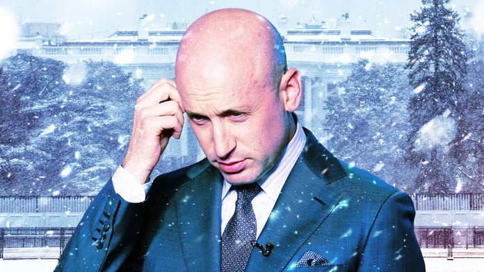 White House Deputy Chief of Staff for Policy Stephen Miller speaks at the White House on immigration enforcement