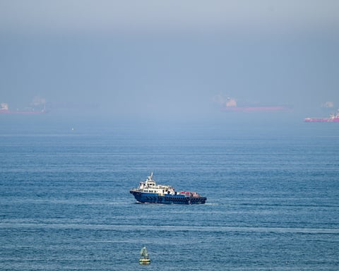 The Strait of Hormuz, the world's most important oil shipping chokepoint, where Iran asserts transit control