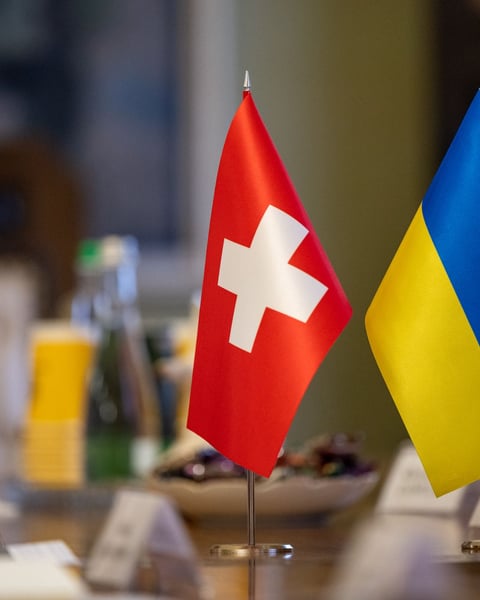 Swiss financial district Zurich as Russia sanctions tighten under EU alignment