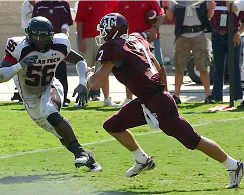 Texas Tech Red Raiders football game, Brendan Sorsby's former college team