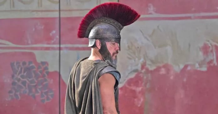 Matt Damon as Odysseus in Christopher Nolan's The Odyssey