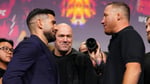 Ilia Topuria and Justin Gaethje square off at the White House ahead of UFC Freedom 250