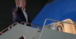 President Donald Trump boards Air Force One at Joint Base Andrews ahead of G7 summit in Evian-les-Bains France June 15 2026