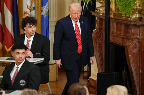 President Trump signs an executive order on the Department of Education