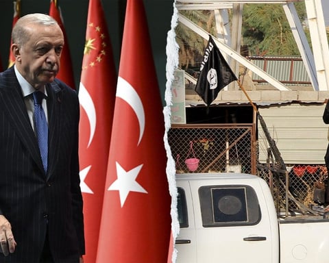 Donald Trump and Recep Tayyip Erdogan ahead of the NATO summit in Ankara