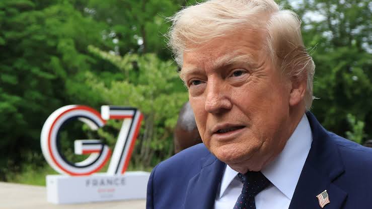 Donald Trump attends the G7 summit in France as Ukraine and Russia relations dominate discussions