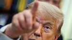 President Donald Trump during NBC Meet the Press interview discussing Iran troop withdrawal June 2026