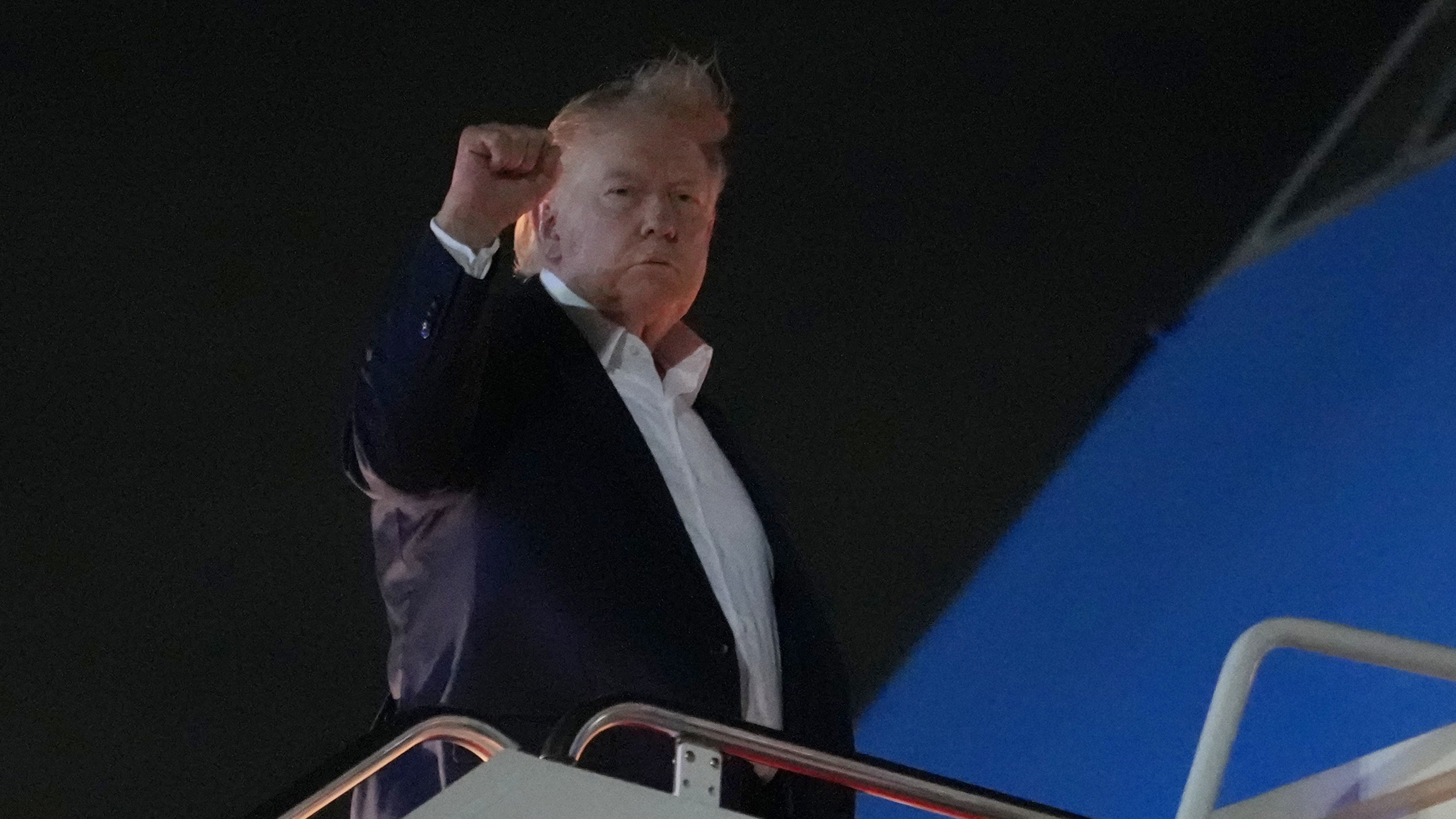 US President Donald Trump at the G7 summit in Evian-les-Bains France June 15 2026 ahead of the Iran MOU signing ceremony