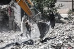 Ruins of a residential area in Tehran damaged in US-Israeli strikes, June 2026