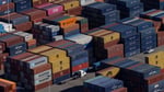 Shipping containers at the Port of Oakland