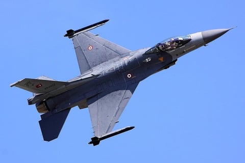 Turkish F-16 fighter jet scrambled from northern Cyprus airport to track EU defence ministers aircraft