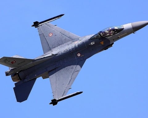 Turkish F-16 fighter jet scrambled from northern Cyprus airport to track EU defence ministers aircraft