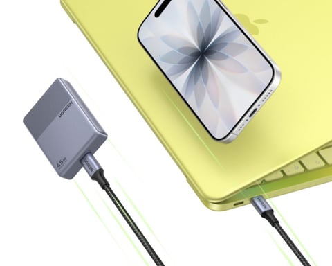 UGREEN Nexode Air 45W Charger Slim and 65W GaN charger showcased with ultra-thin portable design
