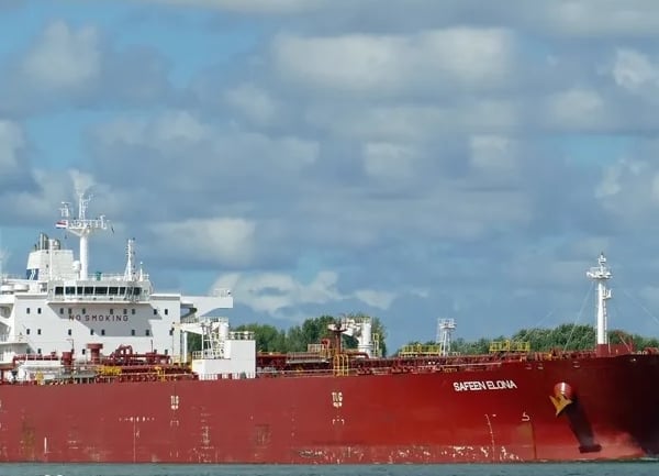 Safeen Elona Russian shadow fleet tanker Black Sea near Romania Constanta port explosion