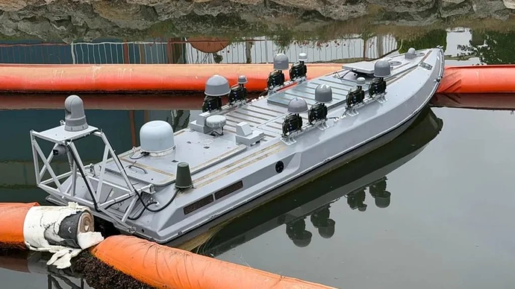 Ukrainian Sea Baby naval drone explosion at Port Constanta Romania June 5 2026