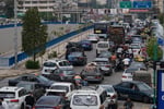 Lebanese residents flee south Beirut on June 1, 2026 as Israel orders strikes on Dahiyeh amid UN calls for diplomatic push