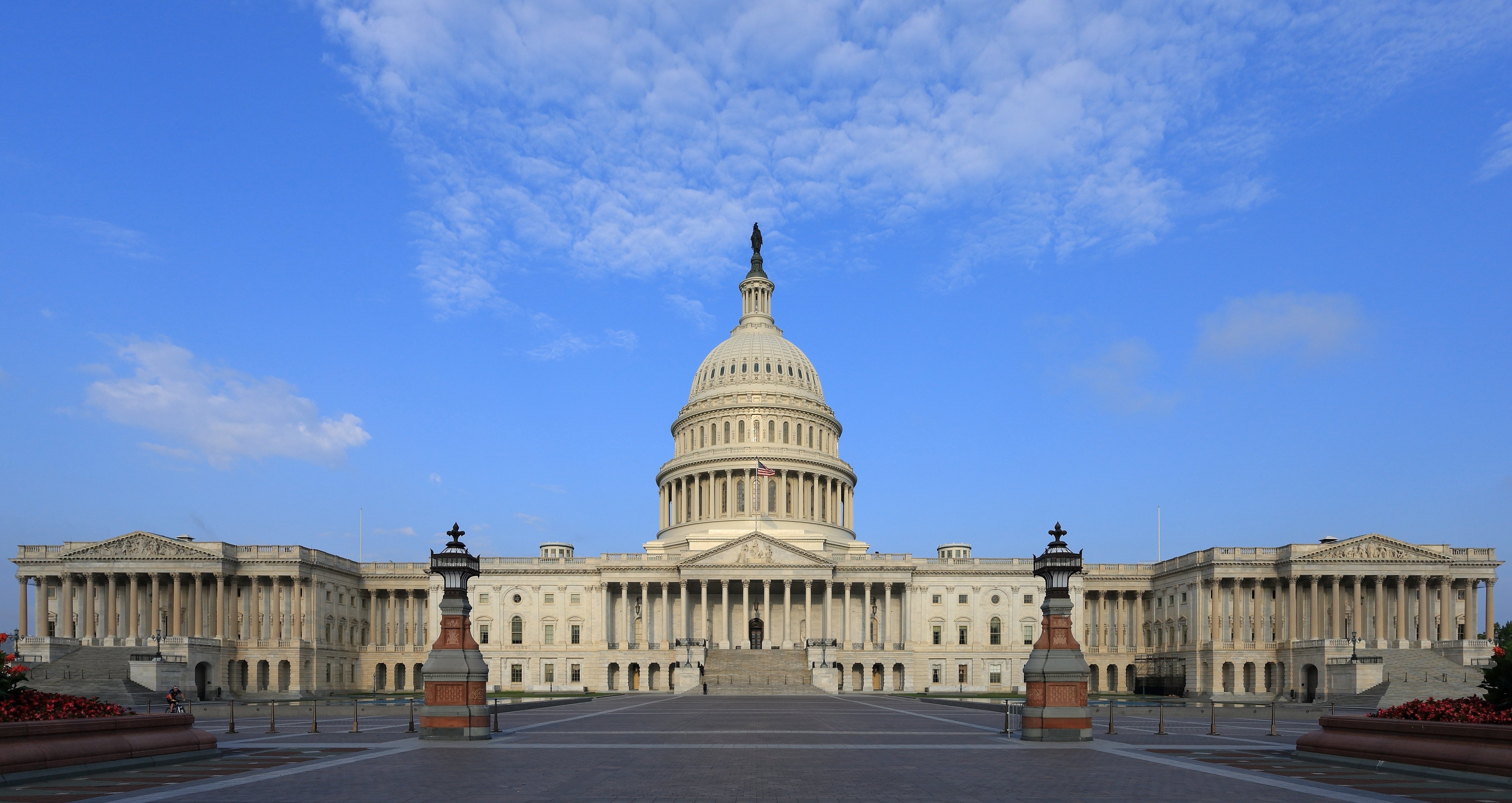 East side of the United States Capitol building in Washington DC