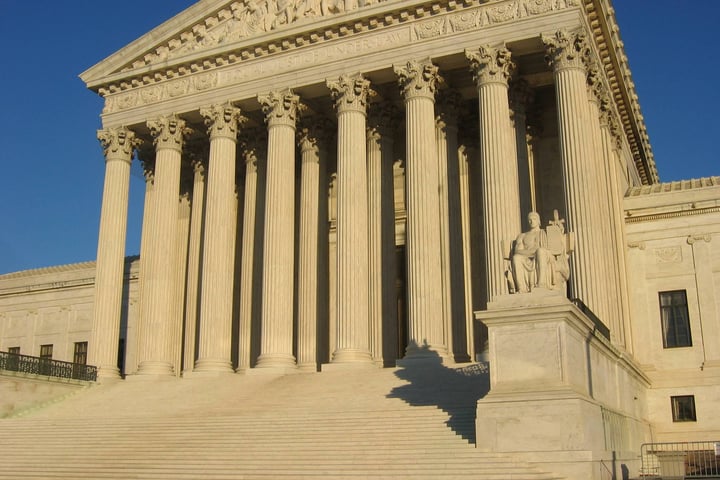 United States Supreme Court building exterior in Washington DC