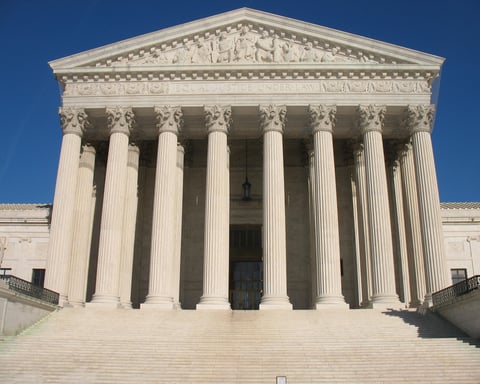 The United States Supreme Court building in Washington DC