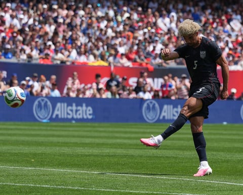 Mauricio Pochettino USMNT coaching staff watch Germany friendly Soldier Field 2026