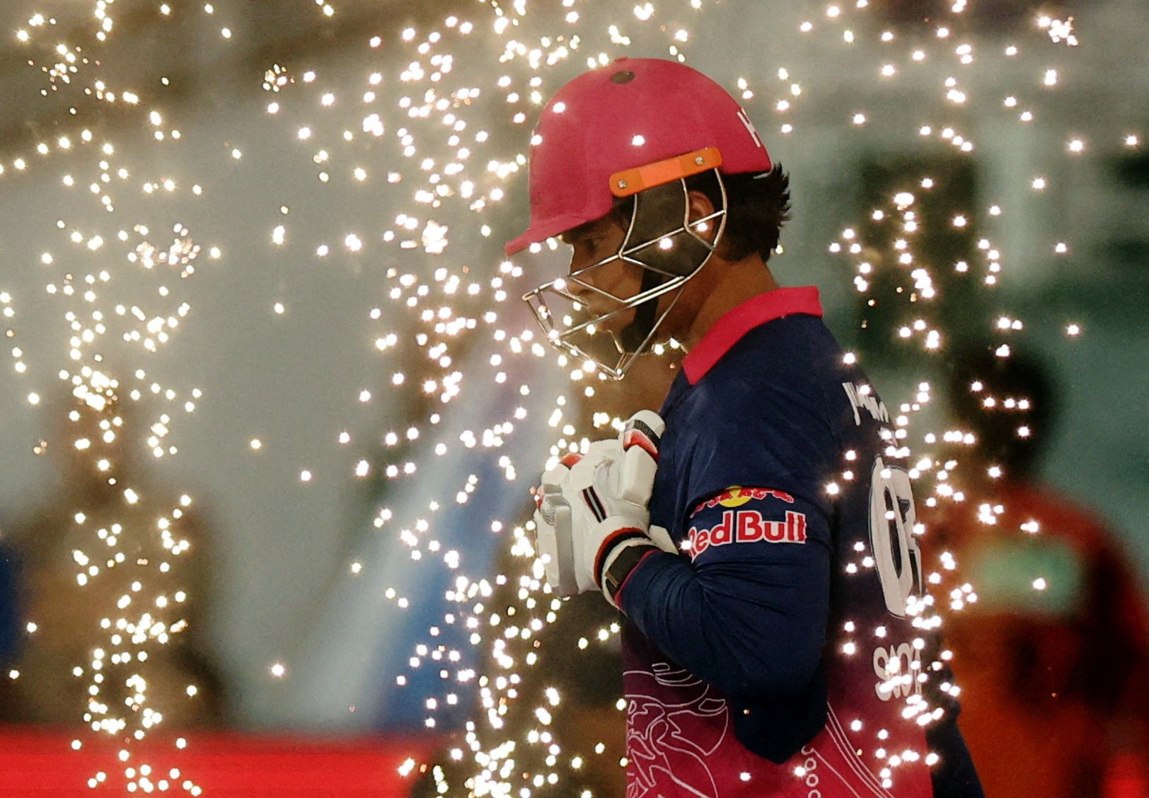 Vaibhav Sooryavanshi walks onto the field for Rajasthan Royals during IPL 2026