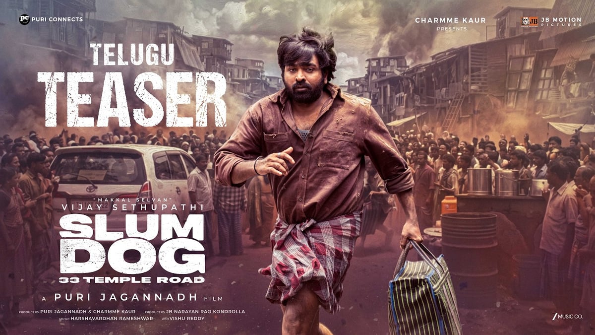Vijay Sethupathi in the official teaser of SlumDog 33 Temple Road directed by Puri Jagannadh