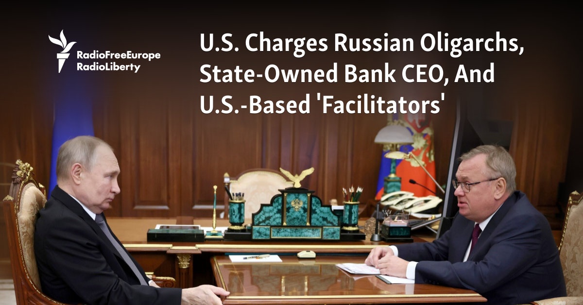 Russian President Vladimir Putin meets VTB Bank chairman Andrei Kostin Moscow 2023 US OFAC sanctions