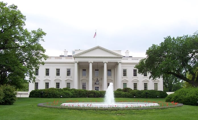 The White House in Washington D.C., where the Trump administration approved access to OpenAI's GPT-5.6 Sol