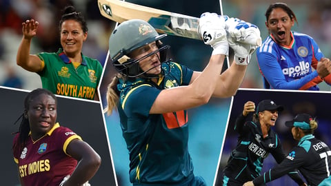 Seven women cricketers who appeared in all nine previous Women's T20 World Cups including Ellyse Perry Harmanpreet Kaur Suzie Bates Sophie Devine