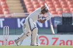 Yashasvi Jaiswal bats on day one of the India vs Afghanistan Test in New Chandigarh June 2026