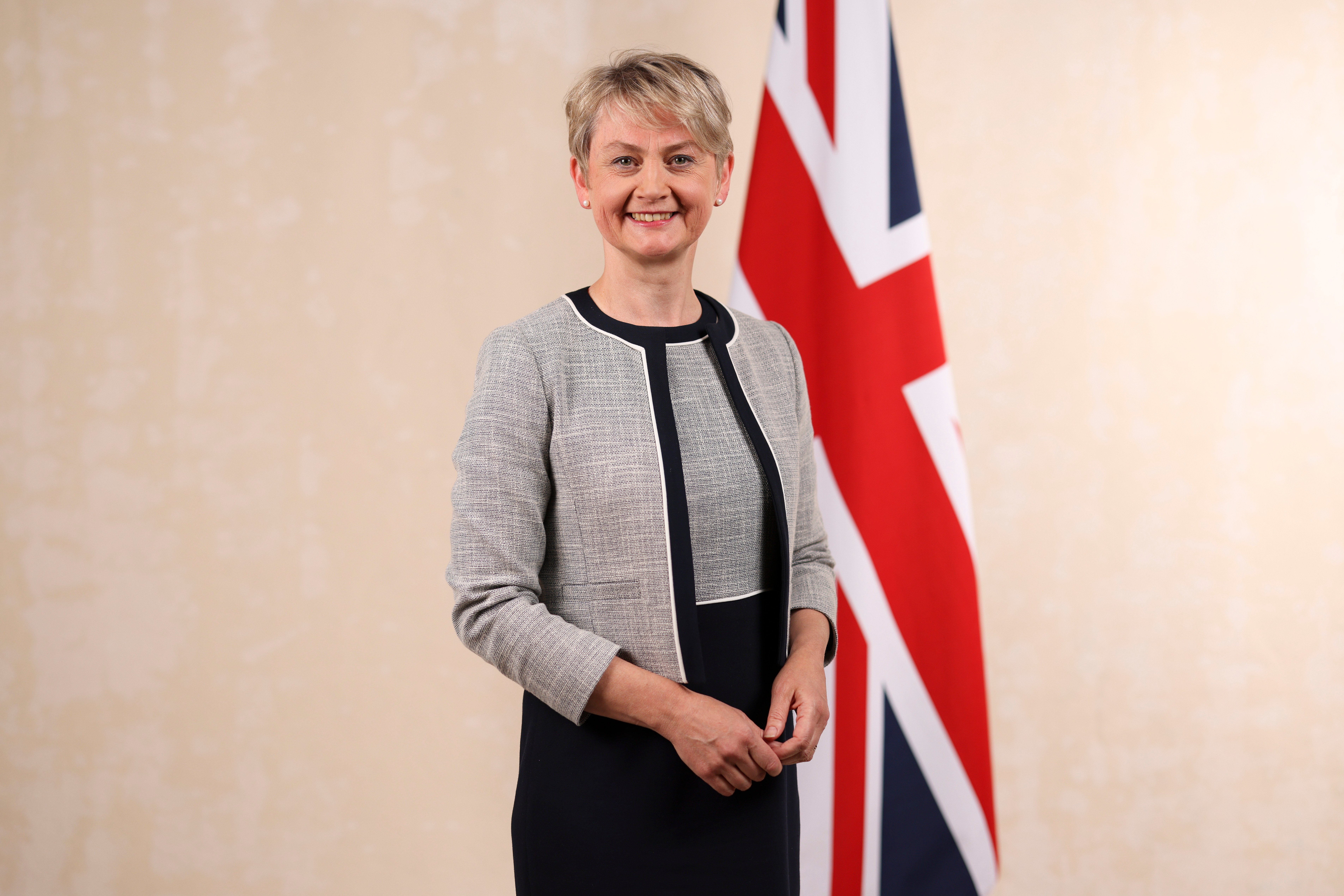 Yvette Cooper, the UK Foreign Secretary who announced the settler violence sanctions, in her official Cabinet portrait