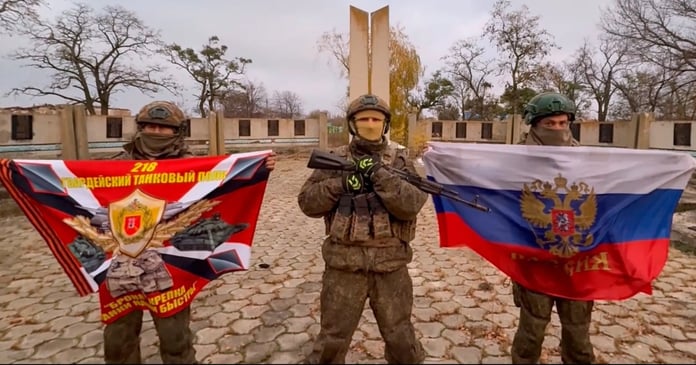 Russian soldiers in Zaporizhzhia region Ukraine frontline advance Vostok Group