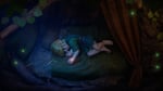 Young Link sleeping in Kokiri Forest in The Legend of Zelda Ocarina of Time remake for Nintendo Switch 2