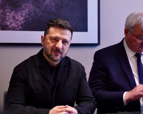 Ukrainian President Volodymyr Zelensky at the Nordic-Baltic Eight summit in Tallinn, Estonia, June 9, 2026